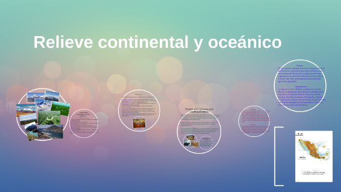 Conformación Del Relieve Continental Y Oceánico De La Tierra By Lupita