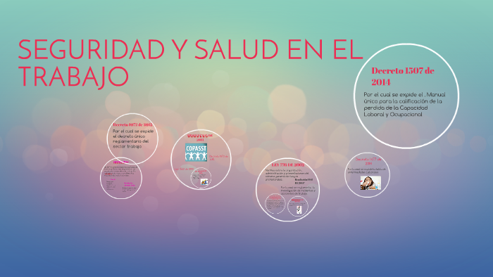 SEGURIDAD Y SALUD EN EL TRABAJO by natalia polanco on Prezi
