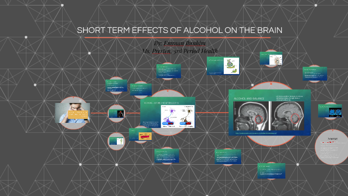 SHORT TERM EFFECTS OF ALCOHOL ON THE BRAIN by Emraan Ibrahim on Prezi