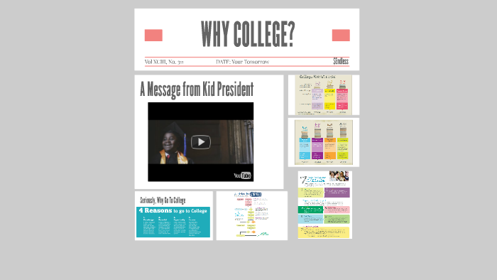 WHY COLLEGE? by Jennifer Crosby on Prezi