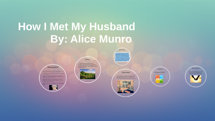 how i met my husband alice munro