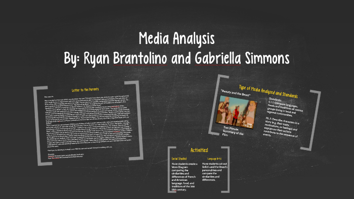 Media Analysis by Ryan Brantolino on Prezi