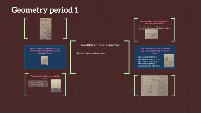 Blood Splatter Pattern Analysis by Reyna Figueroa on Prezi