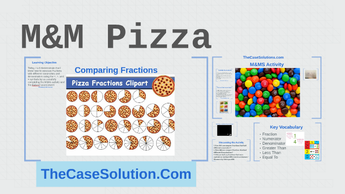 m&m pizza case study solution