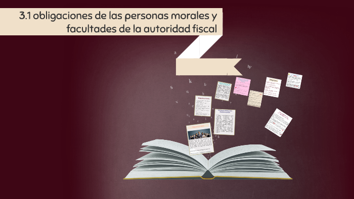 31 Obligaciones De Las Personas Morales Y Facultades De La By On Prezi 8719