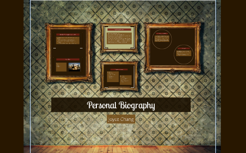 biography text features prezi