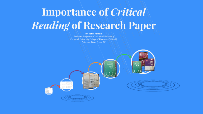 what importance of research paper