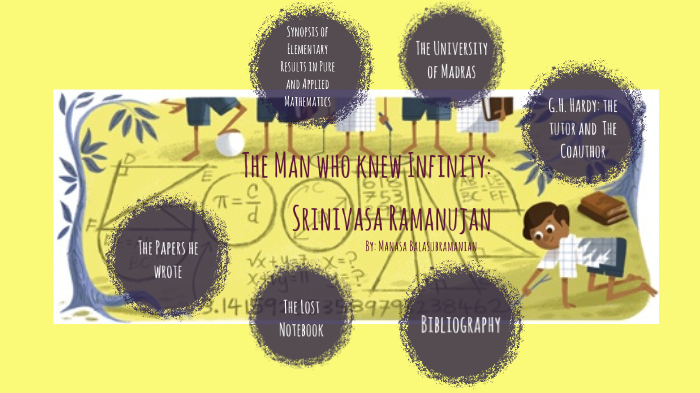 The Man Who Knew Infinity: Srinivasa Ramanujan by Manasa Balasubramanian on Prezi