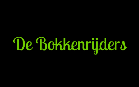 De Bokkenrijders. by groep78 groep78