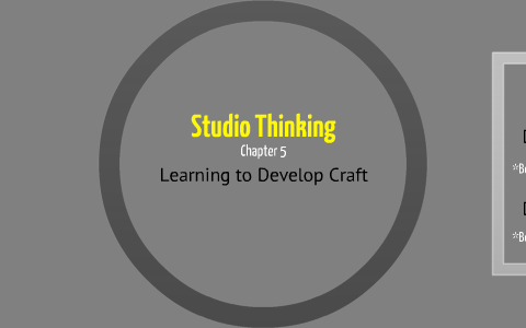 Studio Thinking: Chapter 5 Learning to Develop Craft by Lexie Bianco on ...
