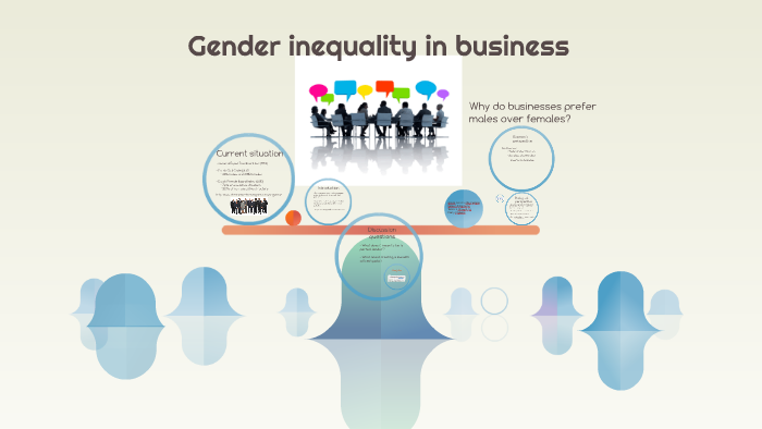 gender inequality in business by tamara houweling