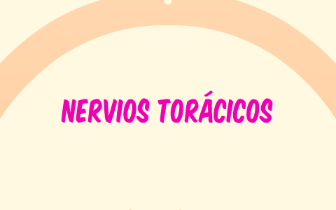 nervios torácicos