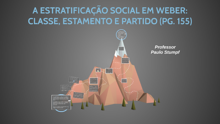 A ESTRATIFICAÇÃO SOCIAL EM WEBER: CLASSE, ESTAMENTO E PARTID by Paulo ...