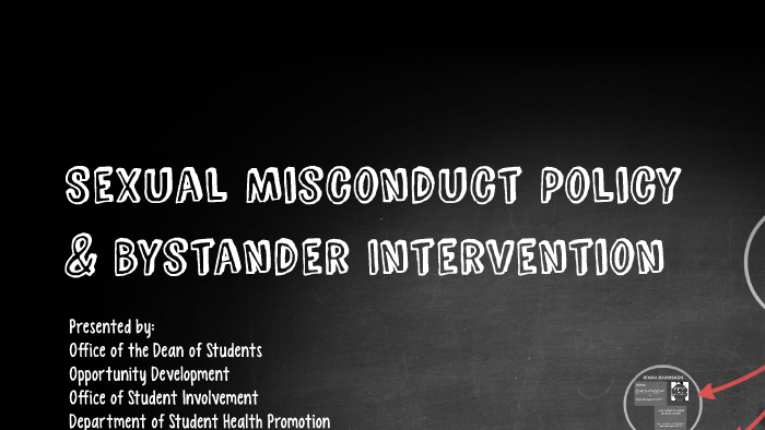 Sexual Misconduct And Bystander Intervention By Nicole Johnson