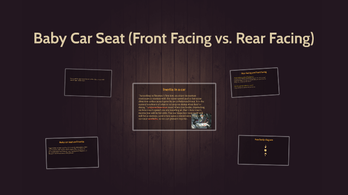 rear facing vs front facing