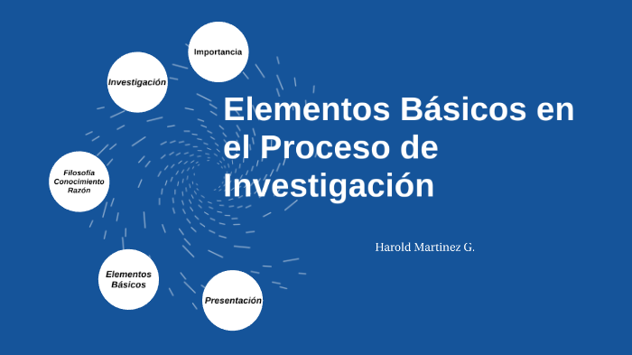 El Proceso De Investigación HLMG By Harold Martinez On Prezi