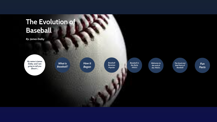 Evolution of Baseball by James Dalb7