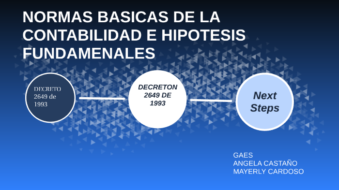 Normas Basicas De La Contabilidad E Hipótesis Fundamentales De La ...