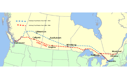 Cp Rail Map Bc The Canadian Pacific Railway Presentation By Ryan Landriault
