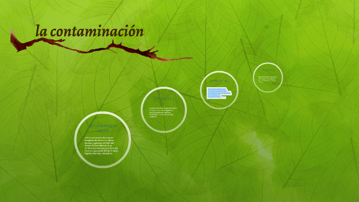 la contaminación ambiental y sus tipos by on Prezi