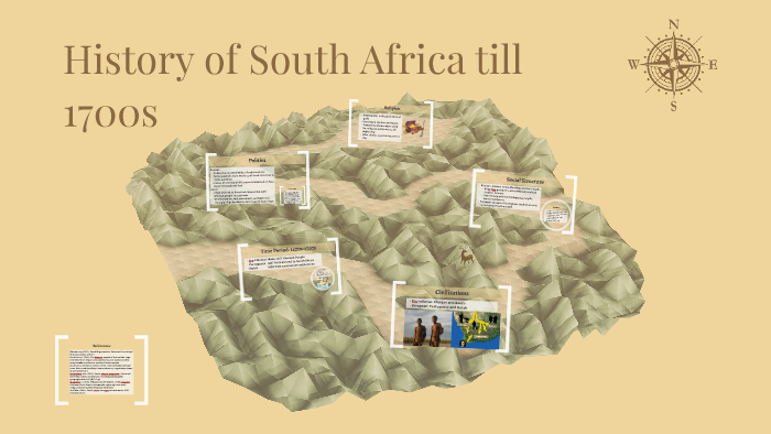 History of South Africa till 1700s by chase colquitt