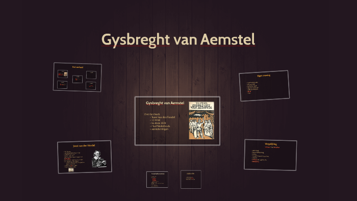 Gysbreght van Aemstel by Marieke Wiersma on Prezi