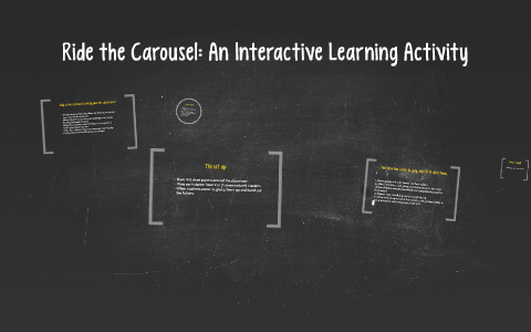 Ride the Carousel: An Interactive Learning Activity by Alicia Whipkey