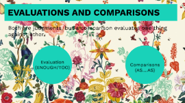 Evaluations Comparisons By Leticia Quiqueto