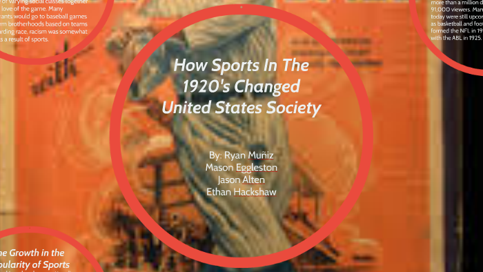 How Sports In The 1920s Changed United States Society by Ryan M on Prezi