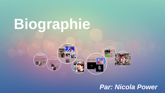 Biographie by Nicola Power on Prezi