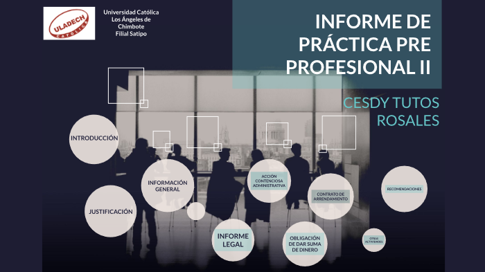 INFORME DE PRACTICAS PRE PROFESIONAL II by Cesdy Tutos on Prezi