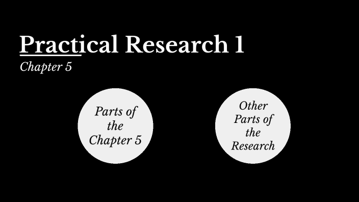 research chapter 5 title