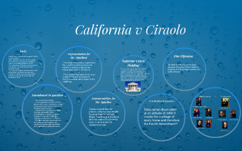 California 2025 v ciraolo