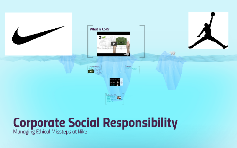 Extracto Activar derivación Nike & Corporate Social Responsibility by Justin Phelps