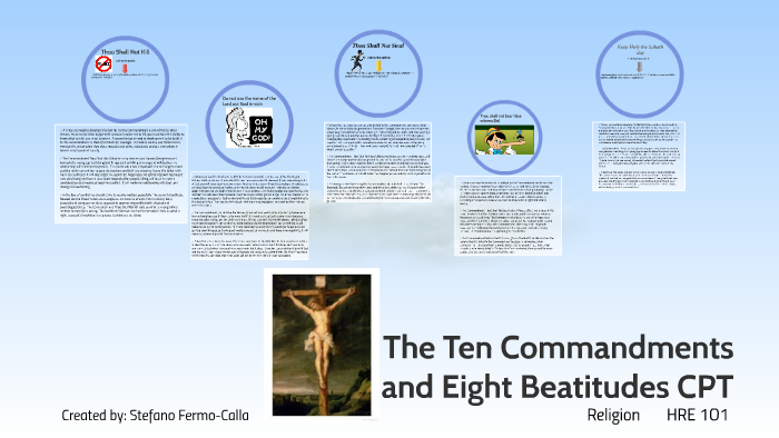 The Ten Commandments and Eight Beatitudes CPT by Stefano Fermo-Calla on ...