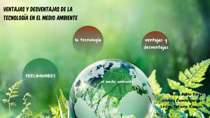 Ventajas y Desventajas de la tecnología en el medio ambiente by Grupo 3