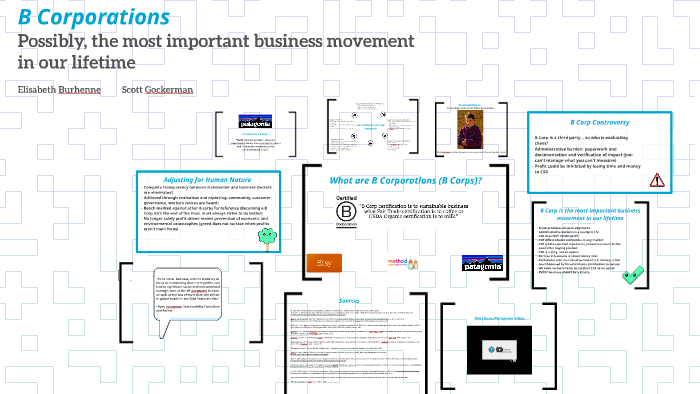 The Rise Of B Corporations By Elisabeth Burhenne On Prezi