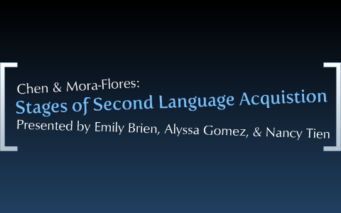 Stages of Second Language Acquisition by Emily Brien on Prezi