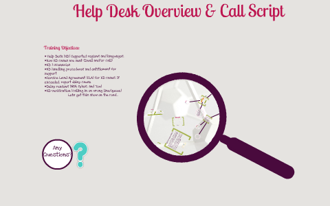 Helpdesk Call Script + Processes Overview by Khlood Ismail on Prezi