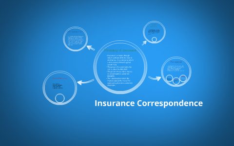 Insurance Correspondence by dhawal shah on Prezi
