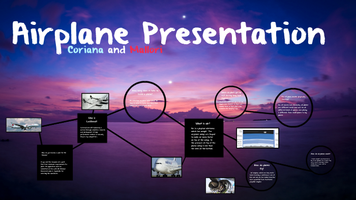 prezi presentation airplane