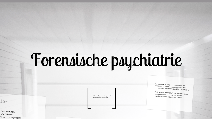 Forensische Psychiatrie By Peter Haagsma