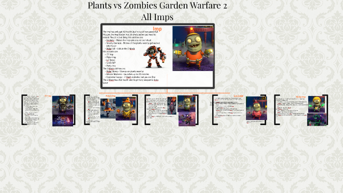 Plants Vs Zombies Garden Warfare 2 All Imps By Blair Rafferty On