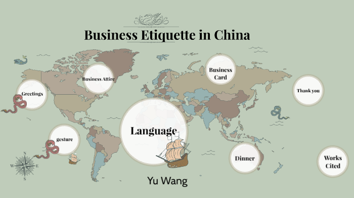 Business Etiquette In China By 钰 王 On Prezi