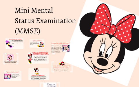 Mini Mental Status Examination (MMSE) by Lynne Le