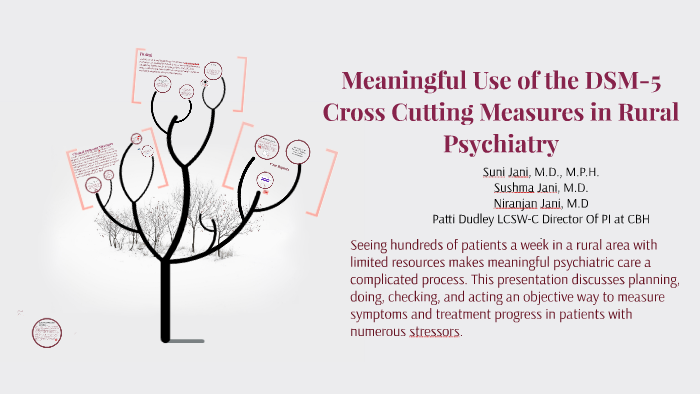 Dsm 5 Cross Cutting Measures By Sushma Jani On Prezi