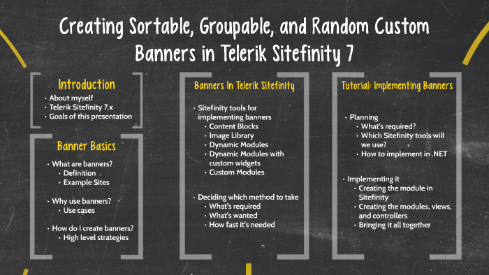 Creating Sortable Groupable And Random Custom Banners In S By