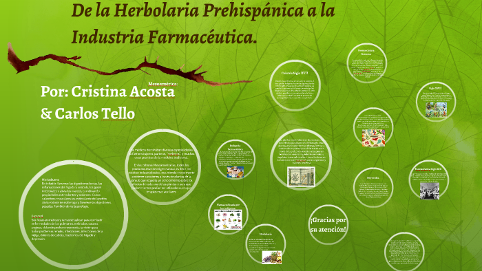 De La Herbolaria Prehispanica A La Industria Farmaceutica