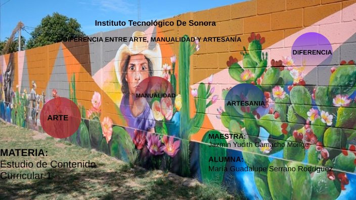 DIFERENCIA ENTRE ARTE, MANUALIDAD Y ARTESANIA by MARIA