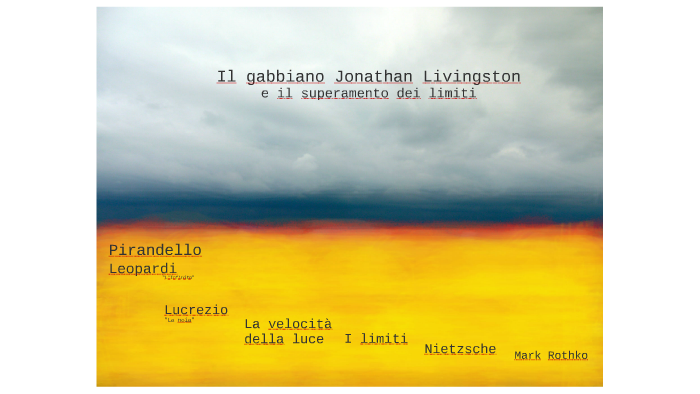 Il Gabbiano Jonathan Livingston Analisi E Commento